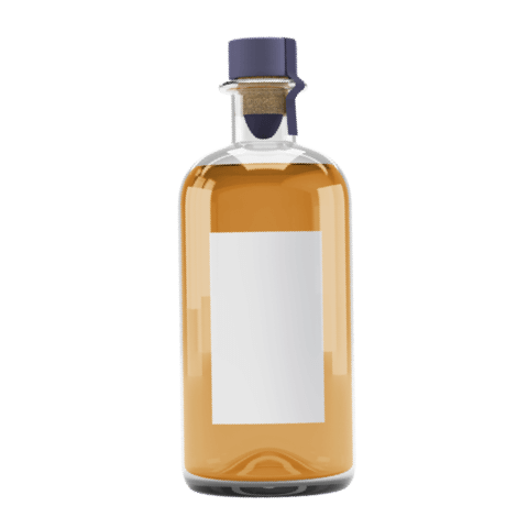 Bottles for Cognac, whiskey and other premium alcoholic and non-alcoholic drinks